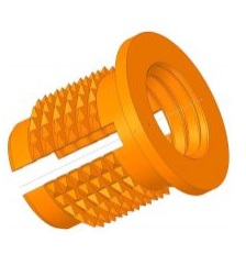 Manufacturer of Insert C type for duroplastics setting by expansion fasteners for plastics 40C